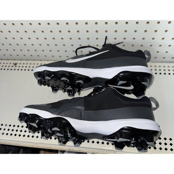 Nike Force Trout 9 Pro MCS Mens Molded Baseball Cleats Size 12 Black White Gray - Picture 6 of 8